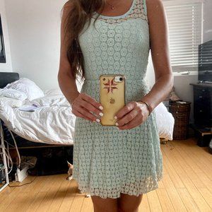 Light Blue Lace Dress Small